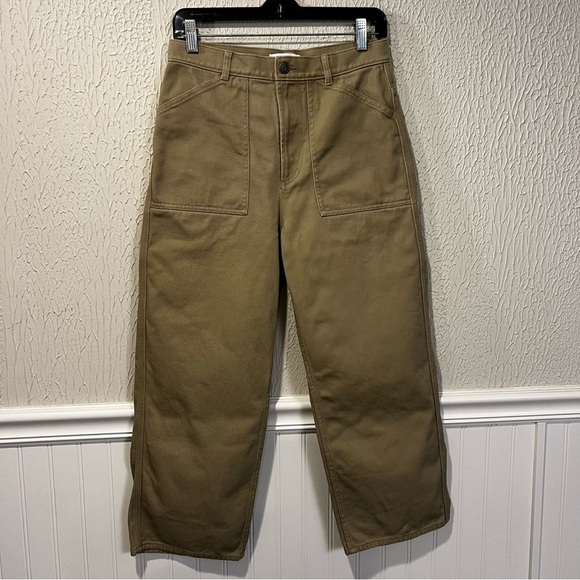 & Other Stories Stockholm Atelier Tan Capris length Jeans size 6 - Picture 2 of 14